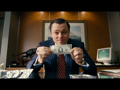 Leonardo DiCaprio w Wilku z Wall Street